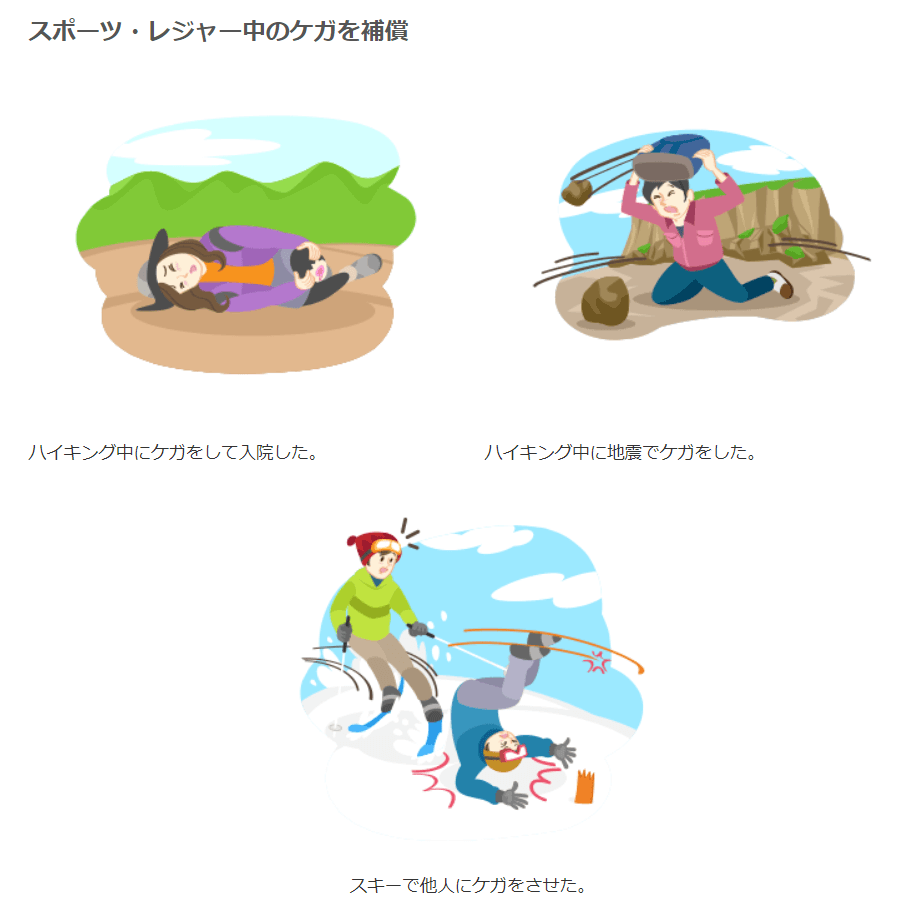 ソフトバンク「スポーツ・レジャー保険」